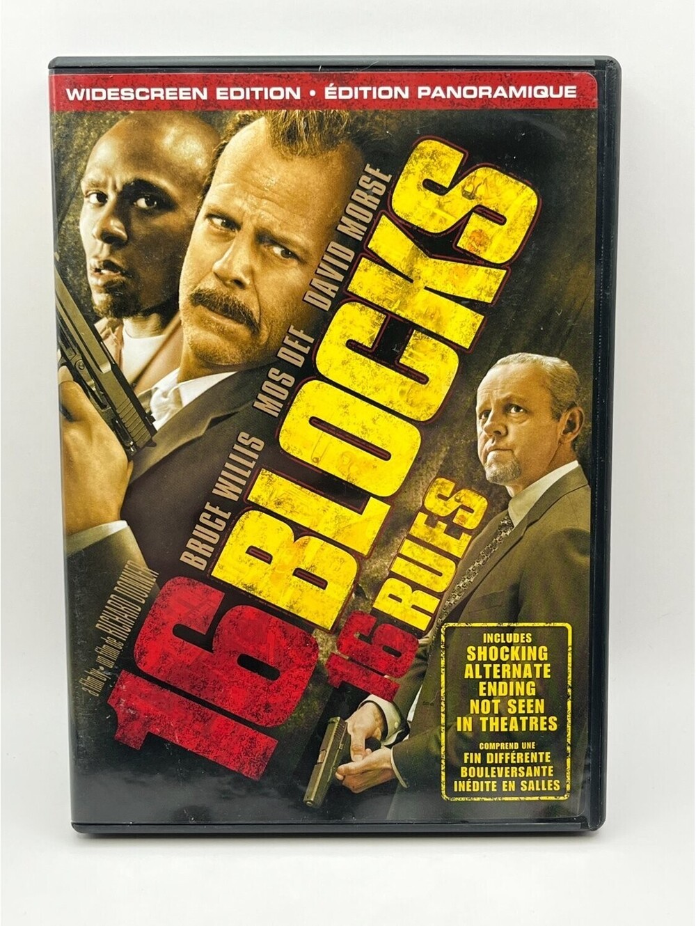 16 Blocks DVD Widescreen Edition Bruce Willis 2006 Action & Region 1